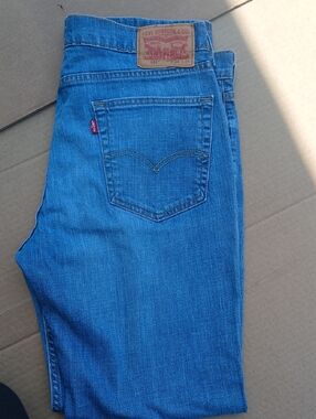 Levi's Bright Blue Slim Straight Jeans